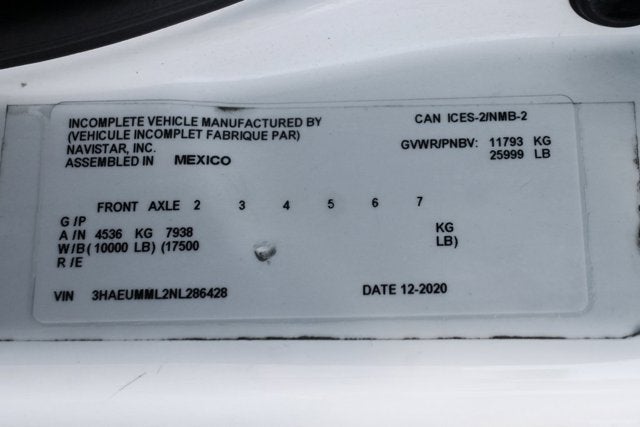 2022 International MV607 Base