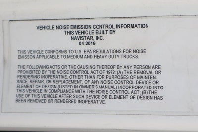 2020 International 607 MV-Series