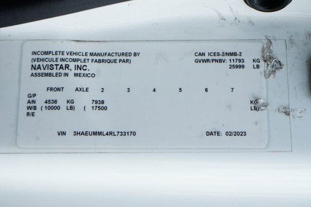 2023 International MV607 Base