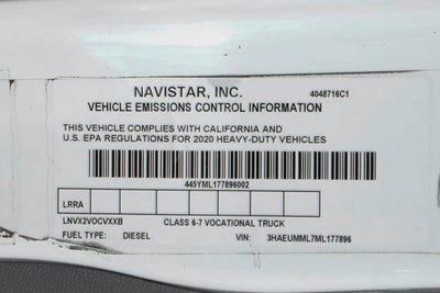 2021 International MV607 Base