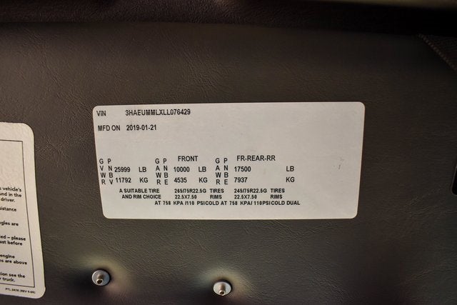 2020 International MV607 Base