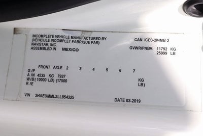 2020 International MV607 Base