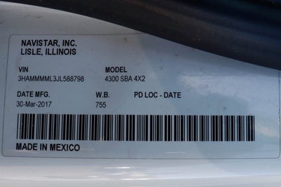 2018 International 4300 Base