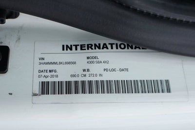 2019 International 4000 Series 4300