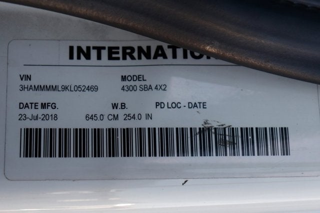 2019 International 4300 4000