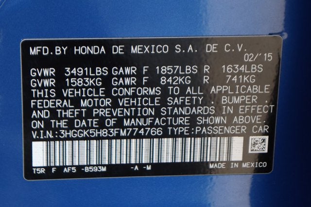 2015 Honda Fit EX