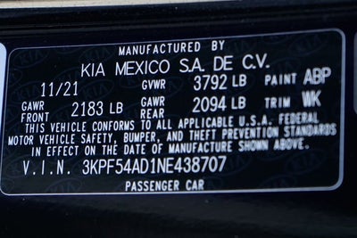 2022 Kia Forte GT-Line