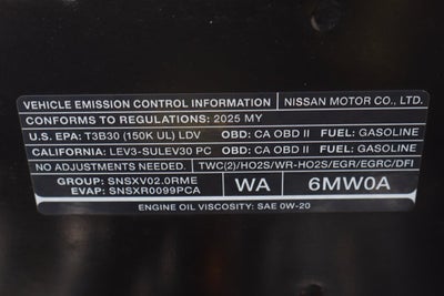 2025 Nissan Sentra S