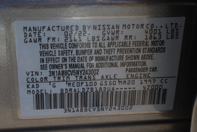 2022 Nissan Sentra SV