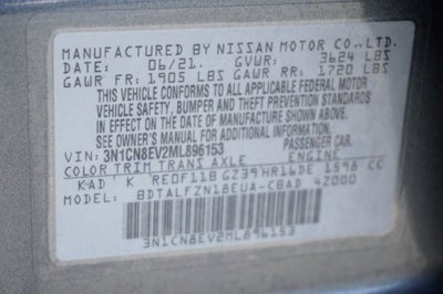 2021 Nissan Versa 1.6 SV