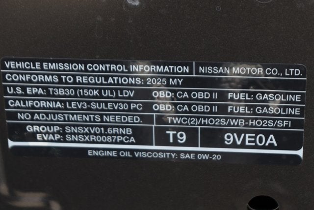2025 Nissan Versa 1.6 SV