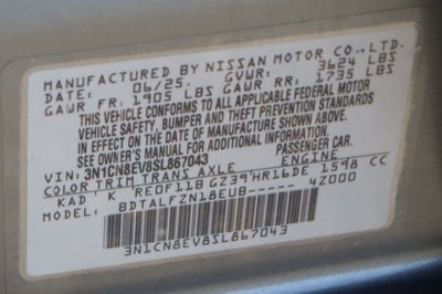 2025 Nissan Versa 1.6 SV