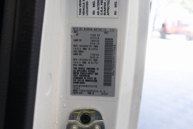 2021 Nissan NV200 Compact Cargo SV