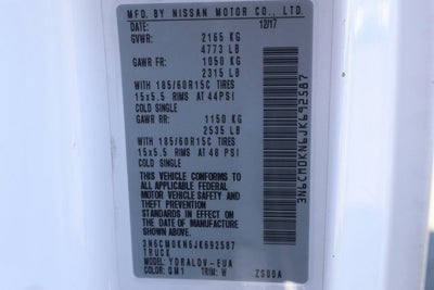 2018 Nissan NV200 Compact Cargo S