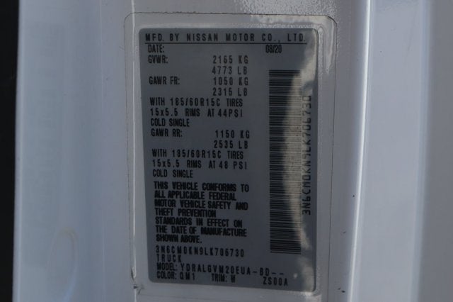 2020 Nissan NV200 SV