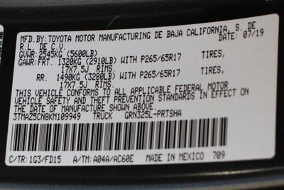 2019 Toyota Tacoma TRD Sport