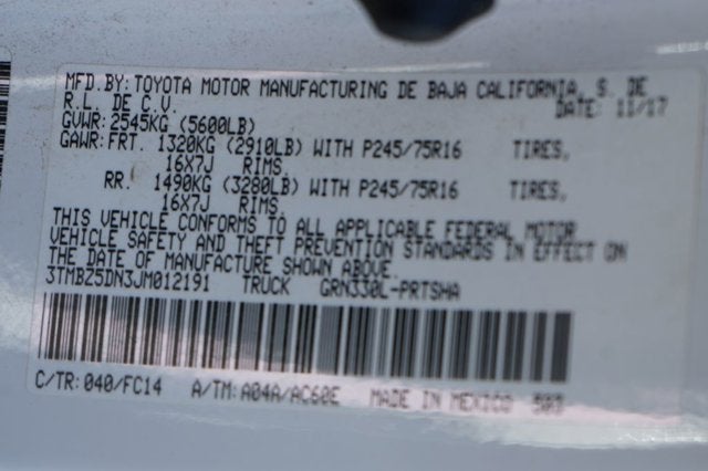 2018 Toyota Tacoma SR5