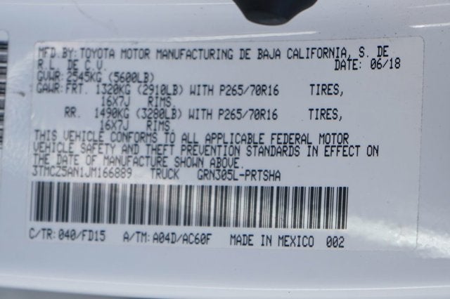 2018 Toyota Tacoma TRD Off-Road