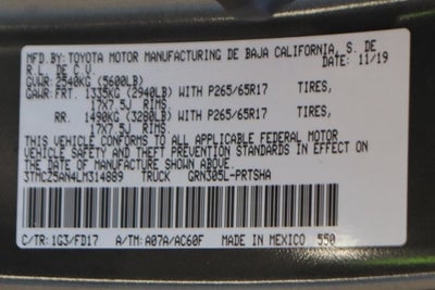 2020 Toyota Tacoma TRD Sport