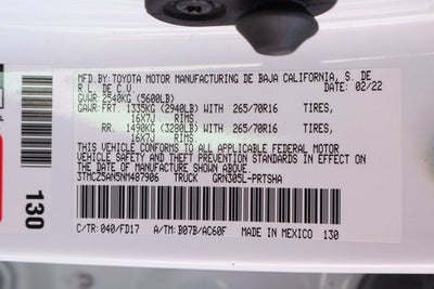 2022 Toyota Tacoma SR5