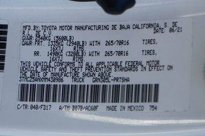 2021 Toyota Tacoma TRD Off-Road