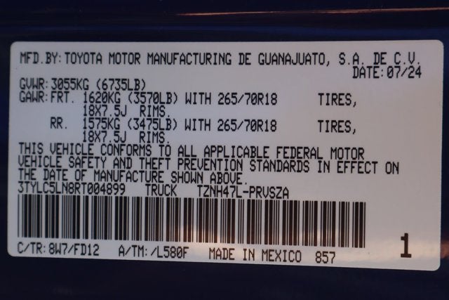 2024 Toyota Tacoma Hybrid TRD Off Road