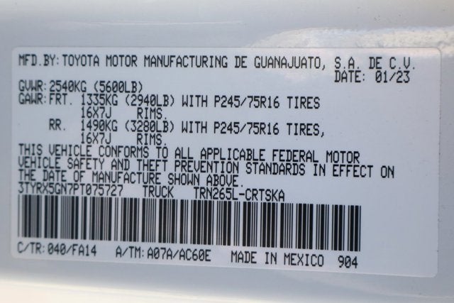 2023 Toyota Tacoma SR