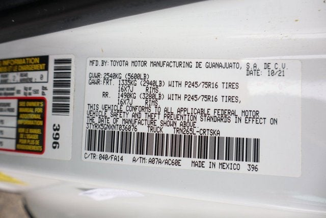 2022 Toyota Tacoma 2WD SR