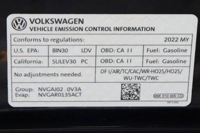 2022 Volkswagen Tiguan 2.0T SE