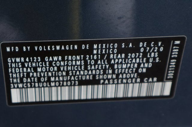 2020 Volkswagen Jetta 1.4T S
