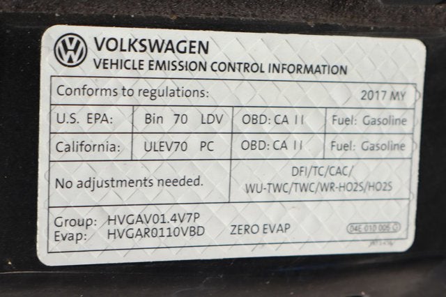 2017 Volkswagen Jetta 1.4T SE