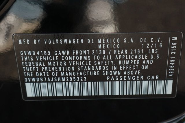 2017 Volkswagen Jetta 1.4T SE