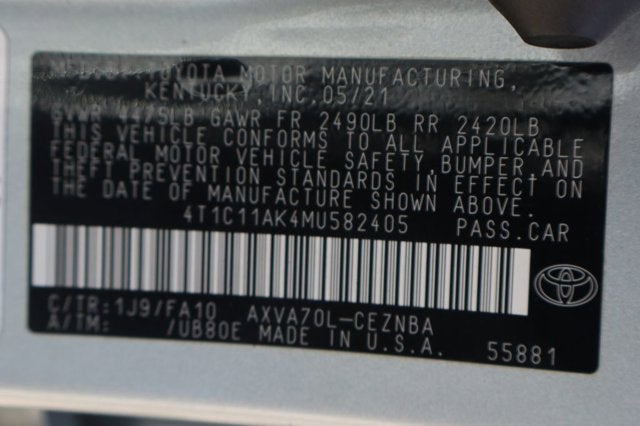 2021 Toyota Camry LE