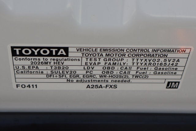 2026 Toyota Camry XLE
