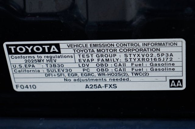 2025 Toyota Camry LE
