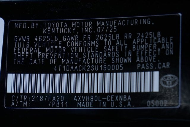 2025 Toyota Camry LE