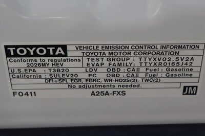 2026 Toyota Camry SE