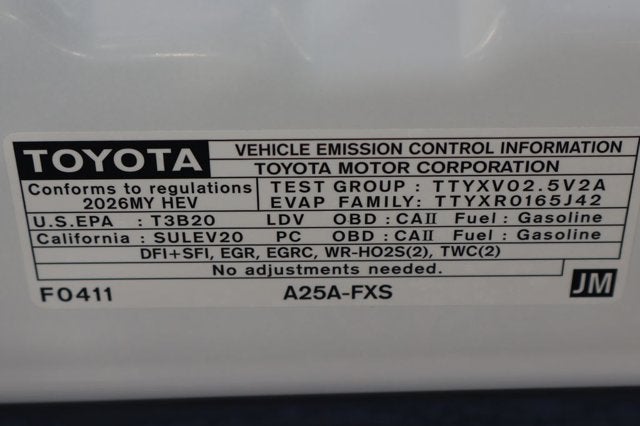 2026 Toyota Camry SE