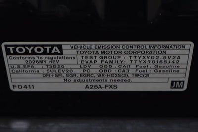 2026 Toyota Camry SE