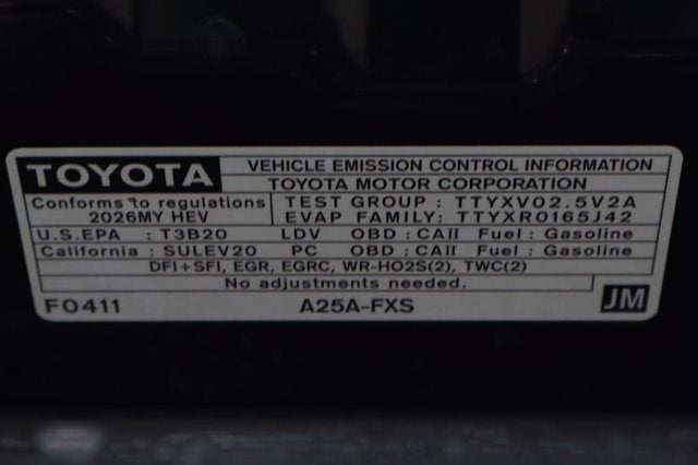 2026 Toyota Camry SE
