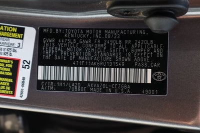 2024 Toyota Camry XLE
