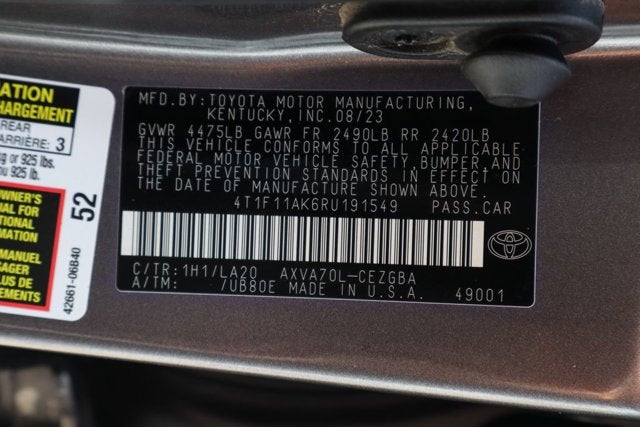 2024 Toyota Camry XLE