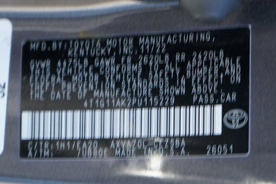 2023 Toyota Camry SE