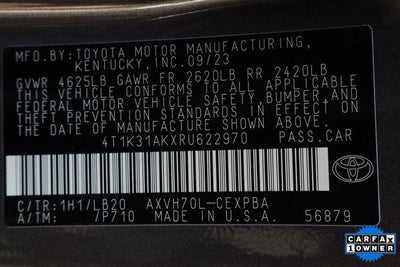 2024 Toyota Camry Hybrid XSE