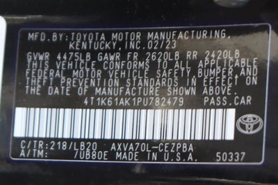 2023 Toyota Camry XSE