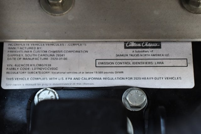 2020 Freightliner M Line Walk-In Van