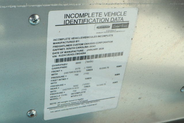 2020 Freightliner M Line Walk-In Van