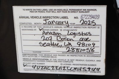 2020 Freightliner M-Line Walk-In Van Base