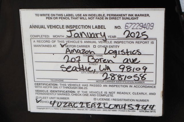 2020 Freightliner M-Line Walk-In Van Base