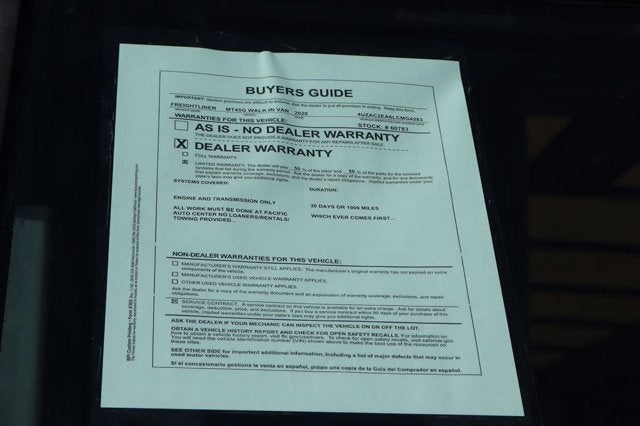 2020 Freightliner M-Line Walk-in Van